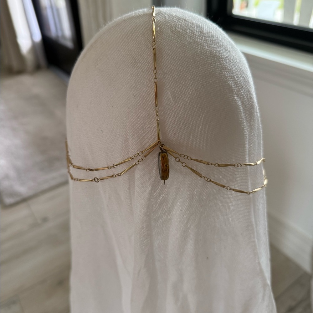 Chic Gold Chain Hair Accessory headpiece Coachella